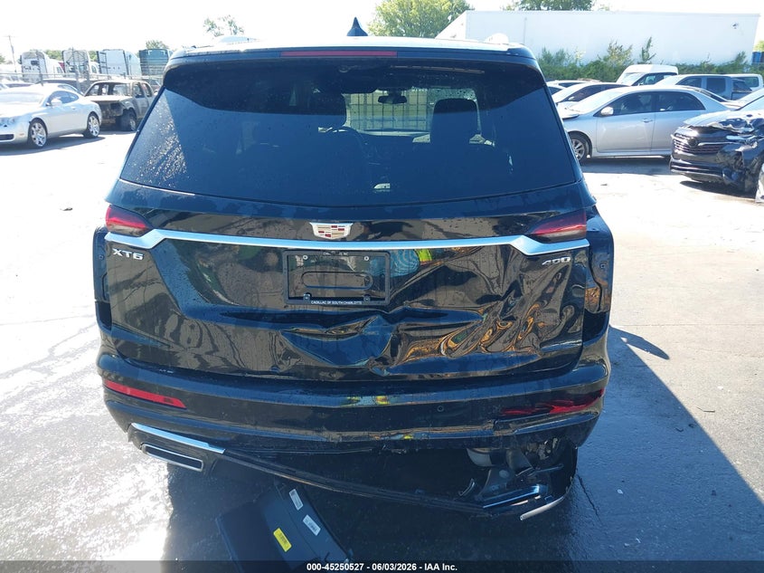 2024 Cadillac Xt6 VIN 1GYKPCRS3RZ758055 IAAI salvage auction — REAR END, Salvage Title, sold $14,400 on 2026-07-29 (photo 6)