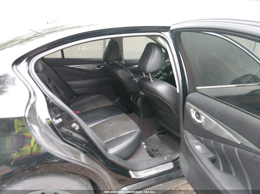 2017 Infiniti Q50 VIN JN1EV7AR6HM831488 IAAI salvage auction — HAIL, Salvage Title, sold $3,650 on 2026-07-11 (photo 8)