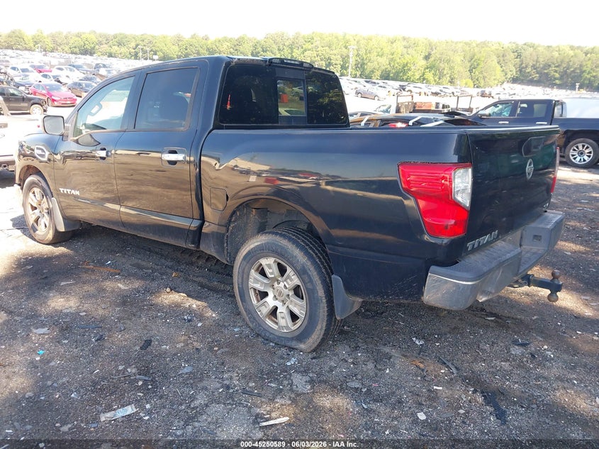 2017 Nissan TITAN VIN 1N6AA1EK6HN554978 IAAI salvage auction — RIGHT FRONT, Salvage Title, sold $2,350 on 2026-07-19 (photo 3)