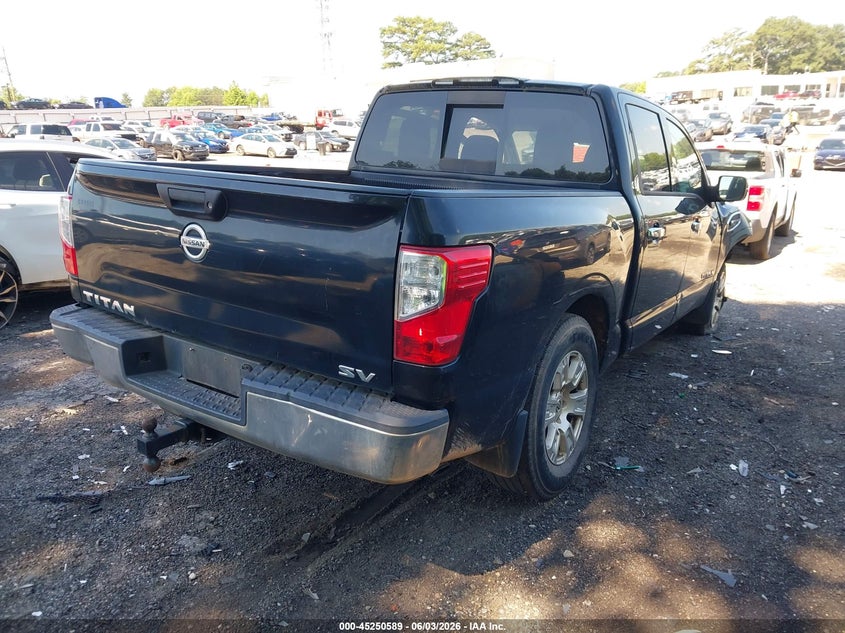 2017 Nissan TITAN VIN 1N6AA1EK6HN554978 IAAI salvage auction — RIGHT FRONT, Salvage Title, sold $2,350 on 2026-07-19 (photo 4)