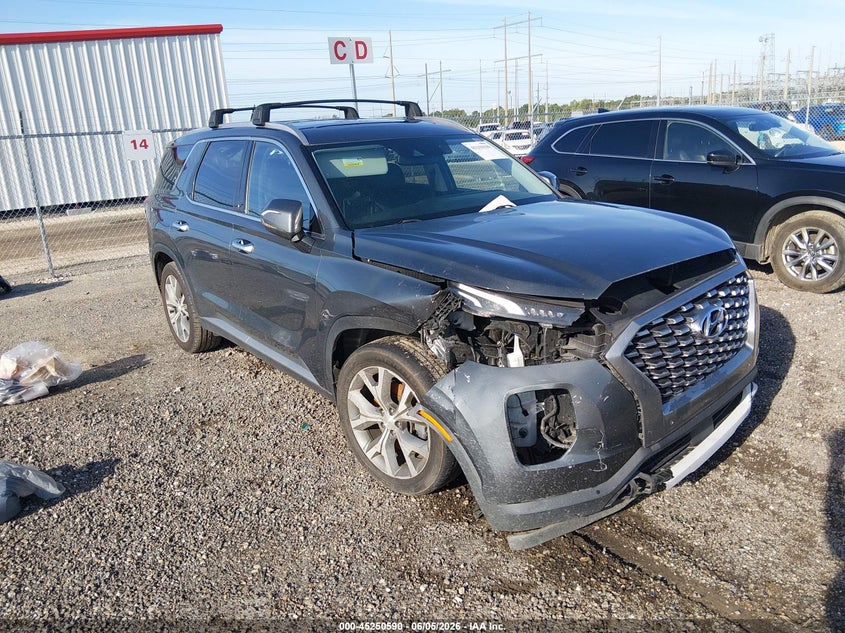 2021 Hyundai Palisade VIN KM8R44HE3MU231276 IAAI salvage auction — RIGHT FRONT, Salvage Title, sold $3,550 on 2026-07-29 (photo 1)