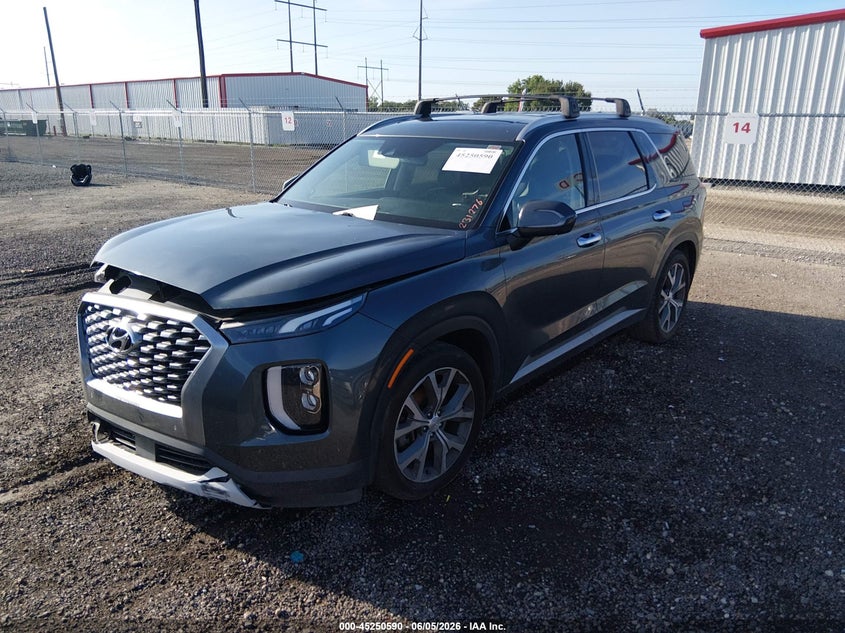 2021 Hyundai Palisade VIN KM8R44HE3MU231276 IAAI salvage auction — RIGHT FRONT, Salvage Title, sold $3,550 on 2026-07-29 (photo 2)