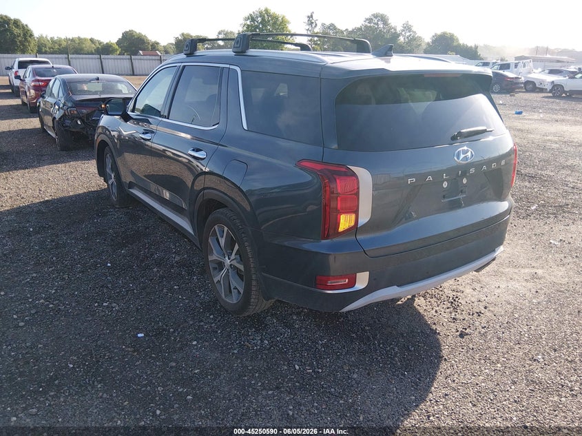 2021 Hyundai Palisade VIN KM8R44HE3MU231276 IAAI salvage auction — RIGHT FRONT, Salvage Title, sold $3,550 on 2026-07-29 (photo 3)