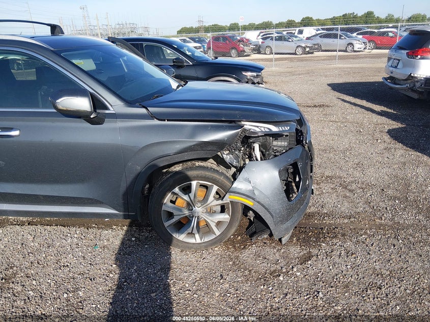 2021 Hyundai Palisade VIN KM8R44HE3MU231276 IAAI salvage auction — RIGHT FRONT, Salvage Title, sold $3,550 on 2026-07-29 (photo 6)