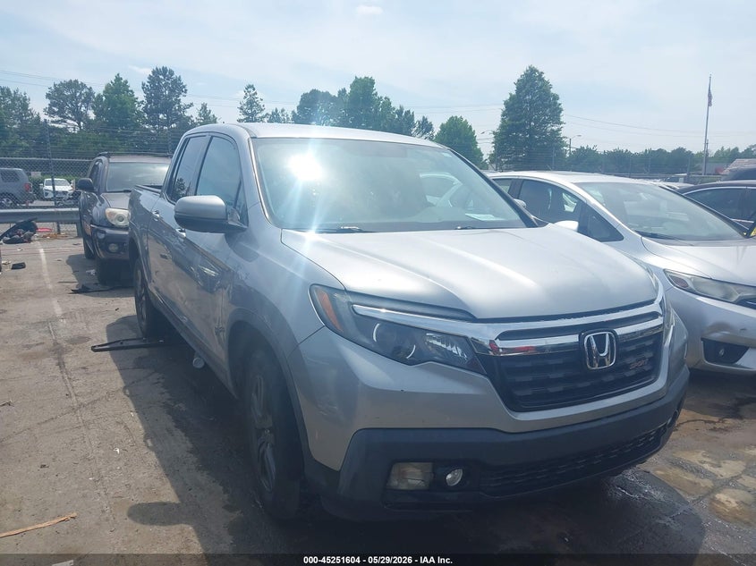 2019 Honda Ridgeline VIN 5FPYK3F1XKB047966 IAAI salvage auction — LEFT SIDE, Salvage Title, sold $7,600 on 2026-07-20 (photo 1)