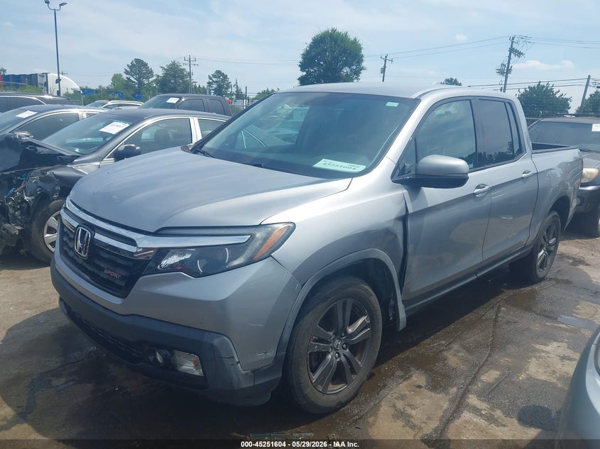2019 Honda Ridgeline VIN 5FPYK3F1XKB047966 IAAI salvage auction — LEFT SIDE, Salvage Title, sold $7,600 on 2026-07-20 (photo 2)