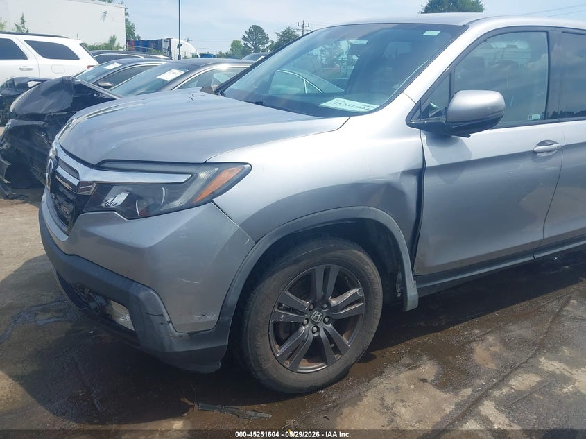 2019 Honda Ridgeline VIN 5FPYK3F1XKB047966 IAAI salvage auction — LEFT SIDE, Salvage Title, sold $7,600 on 2026-07-20 (photo 5)