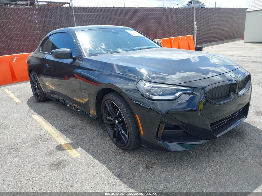 2024 BMW 2er VIN 3MW23CM09R8E53948 IAAI salvage auction — LEFT REAR, Salvage Title, sold $15,500 on 2026-07-27 (photo 1)