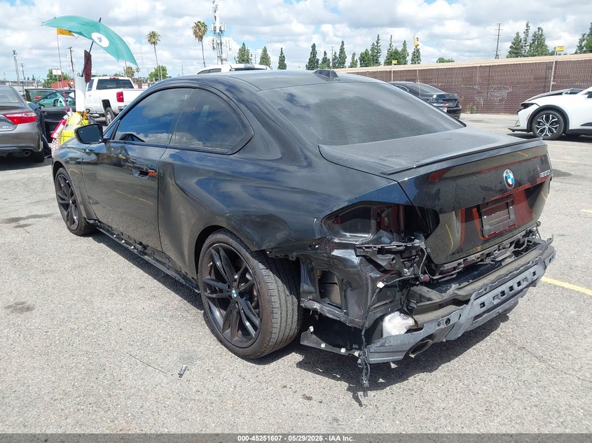 2024 BMW 2er VIN 3MW23CM09R8E53948 IAAI salvage auction — LEFT REAR, Salvage Title, sold $15,500 on 2026-07-27 (photo 3)