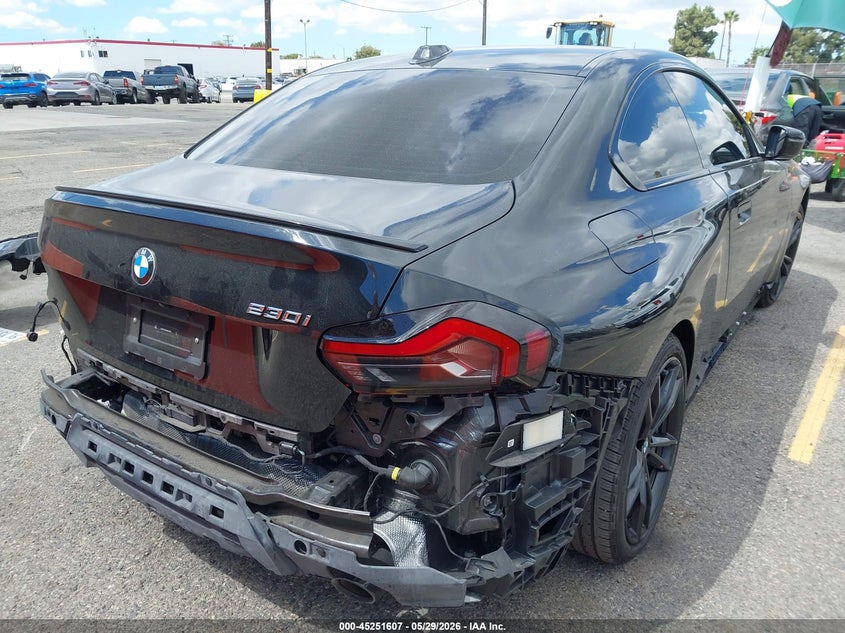 2024 BMW 2er VIN 3MW23CM09R8E53948 IAAI salvage auction — LEFT REAR, Salvage Title, sold $15,500 on 2026-07-27 (photo 4)