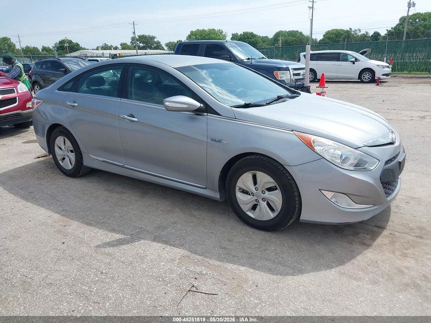 2015 Hyundai Sonata VIN KMHEC4A42FA120693 IAAI salvage auction — HAIL, Salvage Title, sold $2,900 on 2026-07-31 (photo 1)