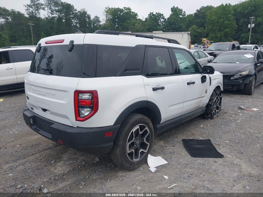 2024 Ford Bronco sport VIN 3FMCR9B66RRE53234 IAAI salvage auction — RIGHT FRONT, Salvage Title, sold $7,400 on 2026-08-18 (photo 4)
