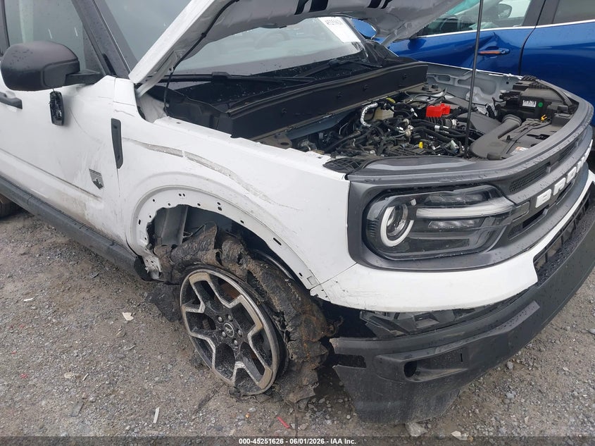 2024 Ford Bronco sport VIN 3FMCR9B66RRE53234 IAAI salvage auction — RIGHT FRONT, Salvage Title, sold $7,400 on 2026-08-18 (photo 6)