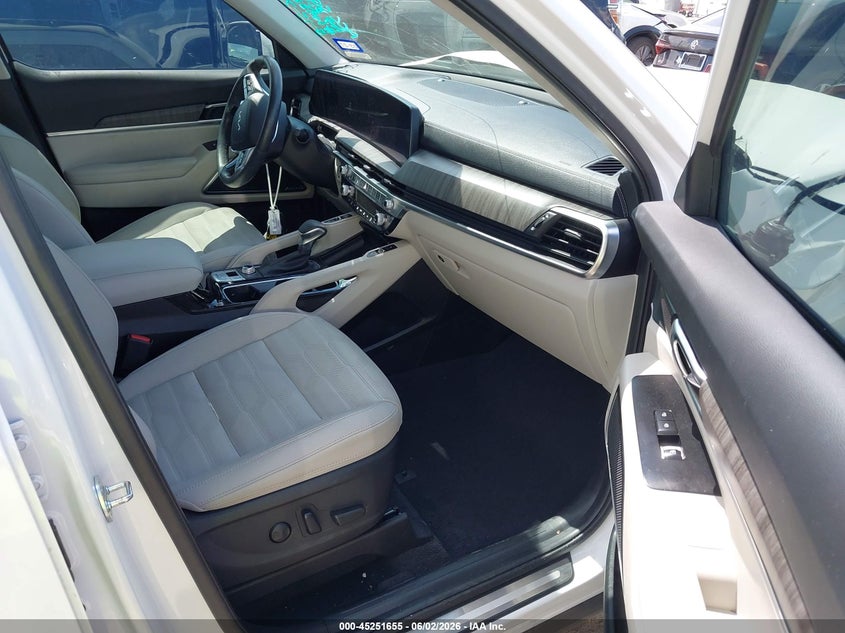 2024 Kia Telluride VIN 5XYP5DGC9RG487391 IAAI salvage auction — FRONT END, Original (Texas), sold $14,350 on 2026-07-21 (photo 5)