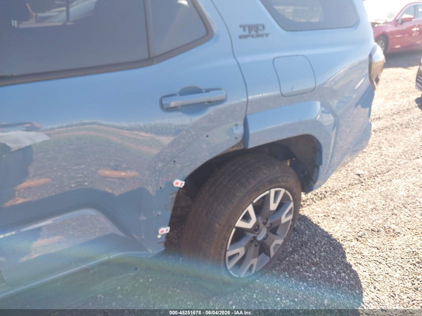 2026 Toyota 4runner VIN JTEVA5BR6T5078765 IAAI salvage auction — SIDE, Salvage Title, sold $26,750 on 2026-07-21 (photo 6)