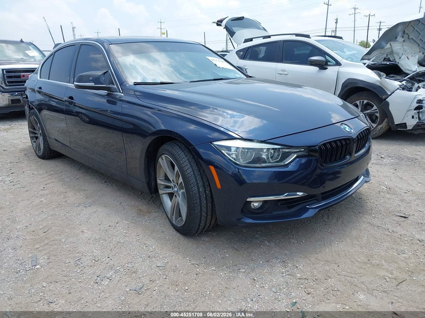 2016 BMW 3er VIN WBA8E3C52GK503179 IAAI salvage auction — REAR END, Original (Texas), sold $3,100 on 2026-07-20 (photo 1)