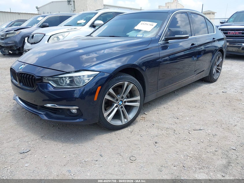 2016 BMW 3er VIN WBA8E3C52GK503179 IAAI salvage auction — REAR END, Original (Texas), sold $3,100 on 2026-07-20 (photo 2)
