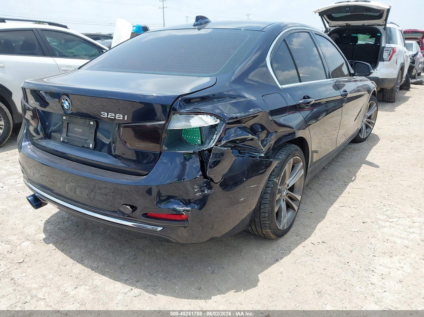 2016 BMW 3er VIN WBA8E3C52GK503179 IAAI salvage auction — REAR END, Original (Texas), sold $3,100 on 2026-07-20 (photo 4)