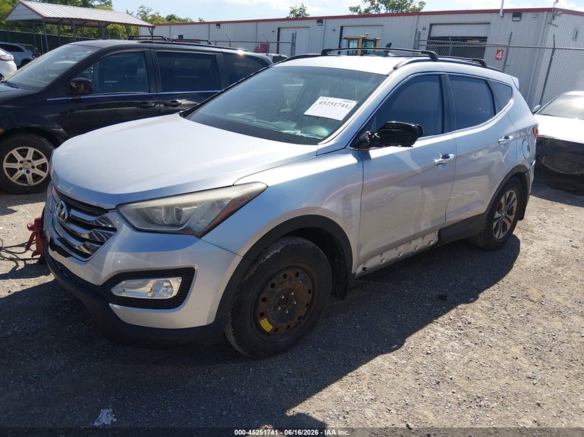 2015 Hyundai Santa fe VIN 5XYZU3LBXFG297050 IAAI salvage auction — NORMAL WEAR, Original (Kentucky), sold $575 on 2026-07-29 (photo 2)