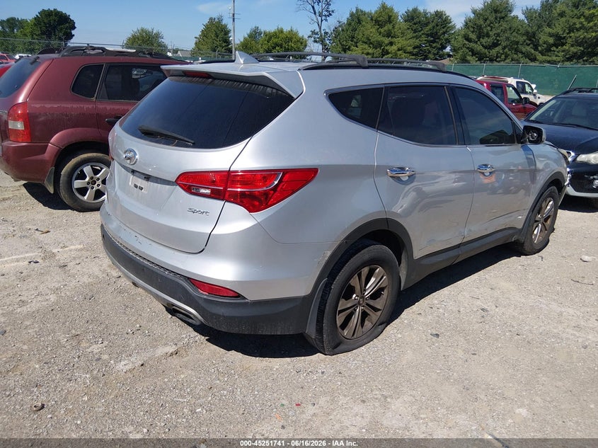 2015 Hyundai Santa fe VIN 5XYZU3LBXFG297050 IAAI salvage auction — NORMAL WEAR, Original (Kentucky), sold $575 on 2026-07-29 (photo 4)
