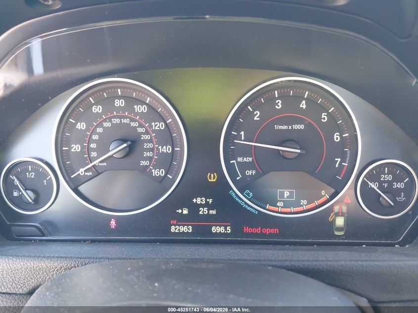 2018 BMW 3er VIN WBA8D9C52JEM33016 IAAI salvage auction — FRONT & REAR, Salvage Title, sold $3,750 on 2026-08-18 (photo 7)