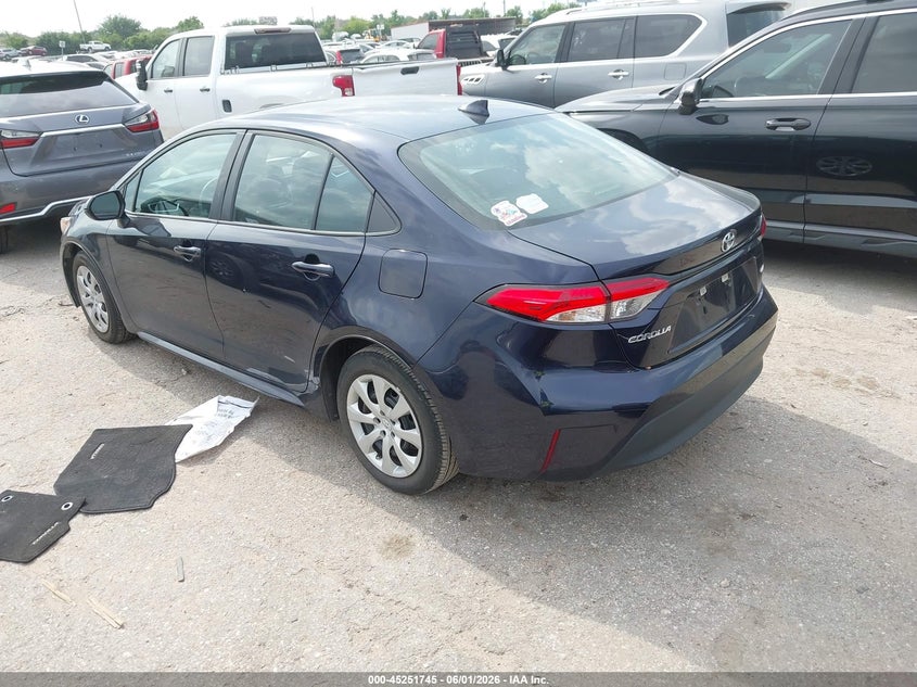 2023 Toyota Corolla VIN 5YFB4MDE7PP072744 IAAI salvage auction — REAR END, Salvage (Texas), sold $5,700 on 2026-07-31 (photo 3)