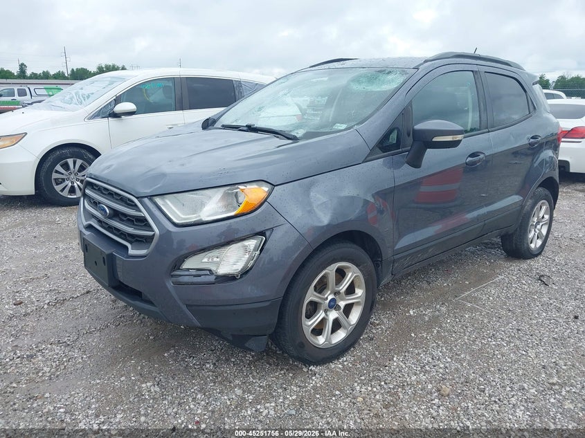 2018 Ford Ecosport VIN MAJ3P1TE1JC176275 IAAI salvage auction — HAIL, Salvage Title, sold $1,450 on 2026-07-30 (photo 2)