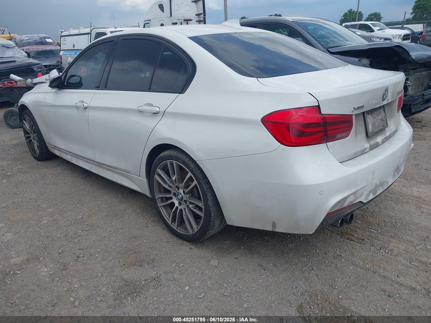 2018 BMW 3er VIN WBA8D9C52JEM34845 IAAI salvage auction — FRONT END, Salvage (Idaho), sold $4,450 on 2026-07-29 (photo 3)