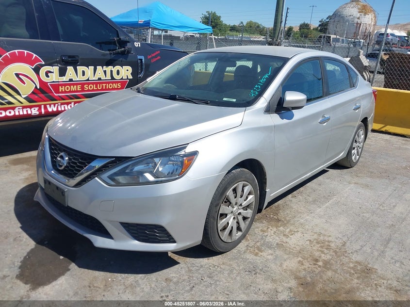 2017 Nissan Sentra VIN 3N1AB7APXHY294238 IAAI salvage auction — NORMAL WEAR, App For Dup Clear (California), sold $350 on 2026-07-09 (photo 2)