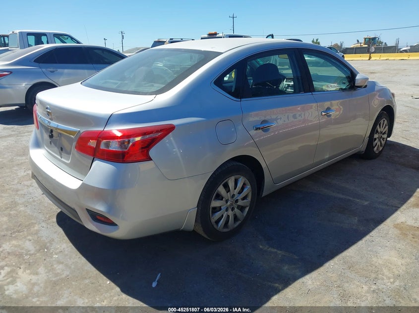 2017 Nissan Sentra VIN 3N1AB7APXHY294238 IAAI salvage auction — NORMAL WEAR, App For Dup Clear (California), sold $350 on 2026-07-09 (photo 4)