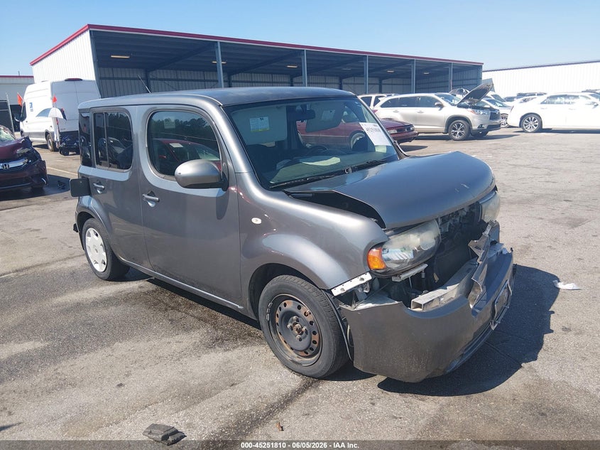 2013 Nissan Cube VIN JN8AZ2KR1DT301385 IAAI salvage auction — FRONT END, Salvage Title, sold $300 on 2026-07-08 (photo 1)