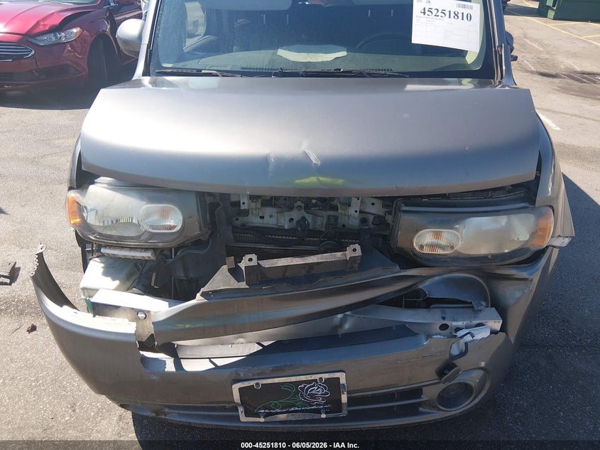 2013 Nissan Cube VIN JN8AZ2KR1DT301385 IAAI salvage auction — FRONT END, Salvage Title, sold $300 on 2026-07-08 (photo 6)