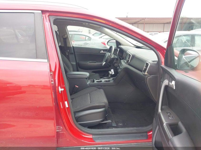 2018 Kia Sportage VIN KNDPMCAC3J7322668 IAAI salvage auction — LEFT REAR, Salvage Title, sold $2,250 on 2026-07-08 (photo 5)