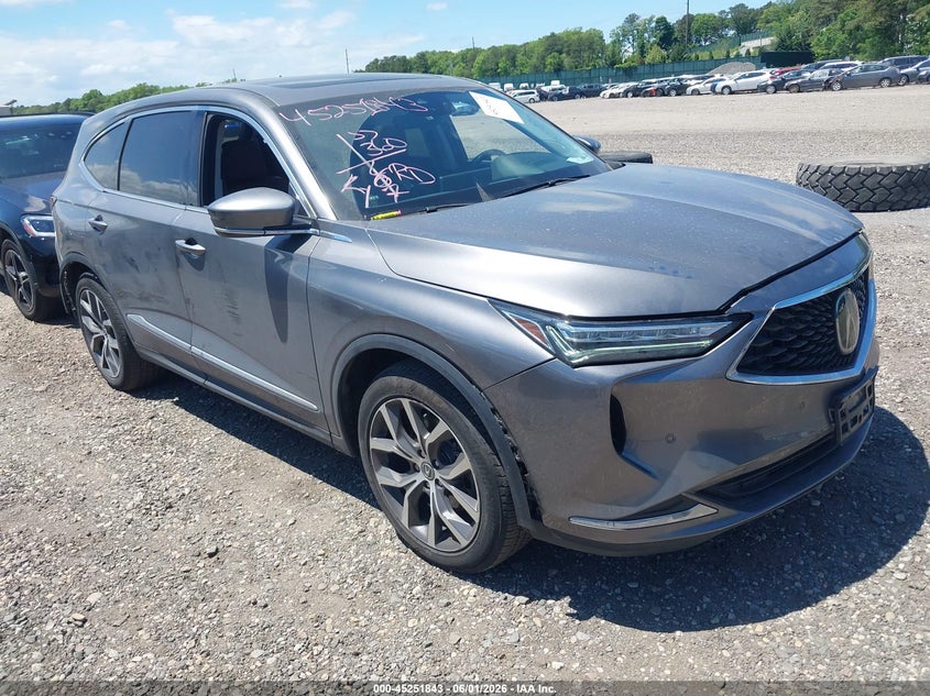 2024 Acura Mdx VIN 5J8YE1H47RL026500 IAAI salvage auction — FRONT & REAR, Mv-907A (New York), sold $14,875 on 2026-07-28 (photo 1)