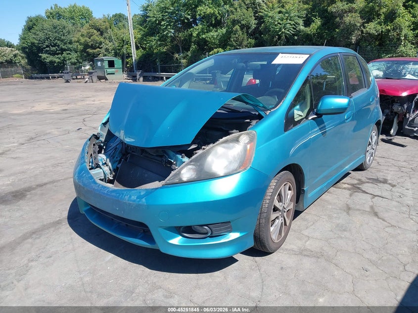 2013 Honda Fit VIN JHMGE8G51DC000950 IAAI salvage auction — FRONT END, Salvage Title, sold $1,600 on 2026-07-09 (photo 2)