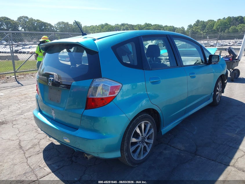 2013 Honda Fit VIN JHMGE8G51DC000950 IAAI salvage auction — FRONT END, Salvage Title, sold $1,600 on 2026-07-09 (photo 4)