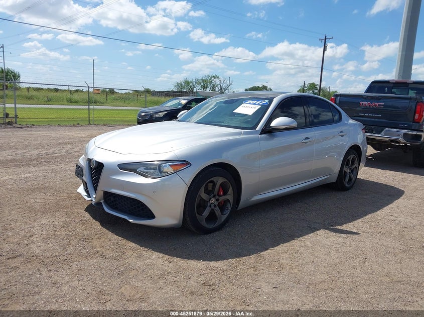 2017 Alfa romeo Giulia VIN ZARFAEEN0H7558108 IAAI salvage auction — UNKNOWN, Salvage Title, sold $7,775 on 2026-07-07 (photo 2)