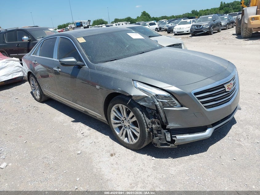2017 Cadillac Ct6 VIN 1G6KD5RS7HU167218 IAAI salvage auction — RIGHT FRONT, Clear (Oklahoma), sold $7,200 on 2026-07-08 (photo 1)
