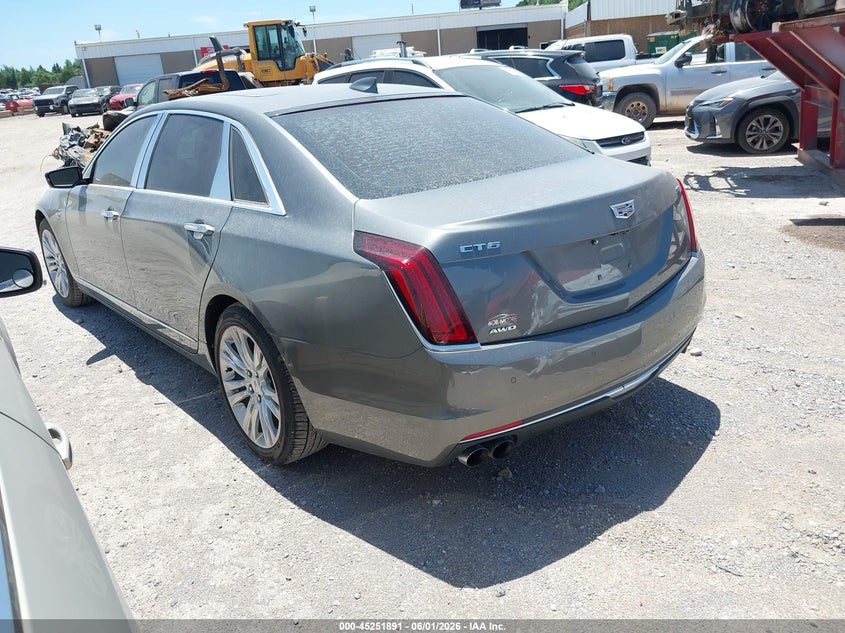 2017 Cadillac Ct6 VIN 1G6KD5RS7HU167218 IAAI salvage auction — RIGHT FRONT, Clear (Oklahoma), sold $7,200 on 2026-07-08 (photo 3)