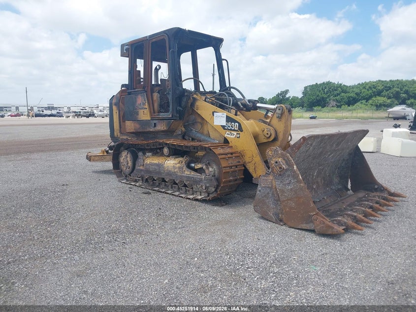 2008 Caterpillar 953d track loader VIN CAT0953DALBP00441 IAAI salvage auction — BURN, Bill Of Sale (Texas), sold $2,900 on 2026-07-15 (photo 1)