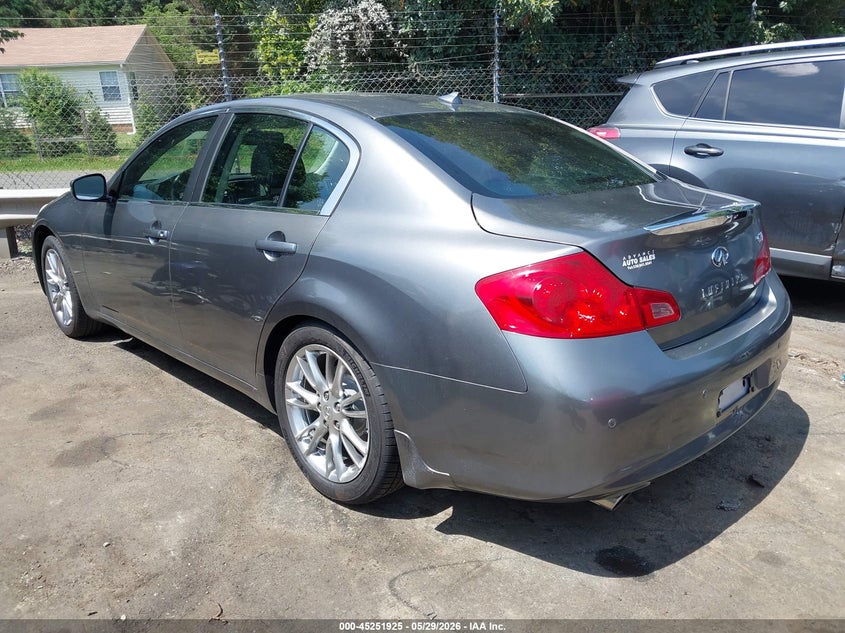 2012 Infiniti G VIN JN1CV6AP6CM620543 IAAI salvage auction — RIGHT SIDE, Salvage Title, sold $1,925 on 2026-07-23 (photo 3)
