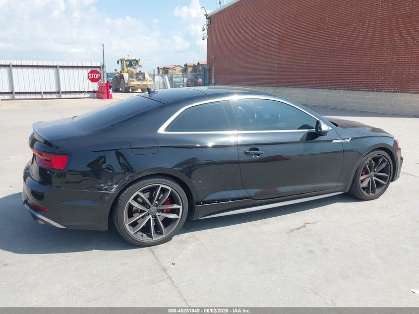 2018 Audi S5 VIN WAUP4AF57JA002929 IAAI salvage auction — RIGHT REAR, Original (Texas), sold $15,100 on 2026-07-15 (photo 6)