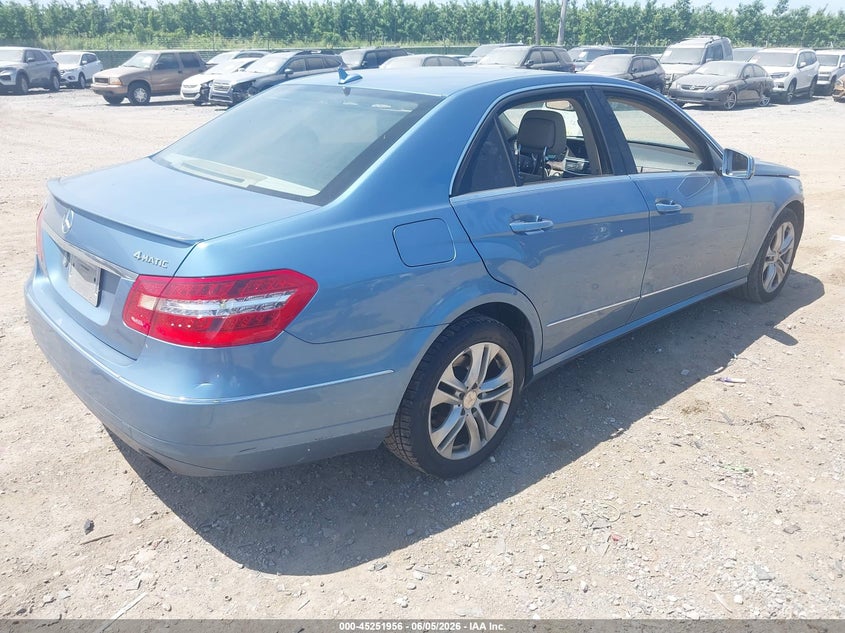 2010 Mercedes-benz E-class VIN WDDHF8HB3AA111911 IAAI salvage auction — FRONT END, Salvage (Pennsylvania), sold $175 on 2026-07-08 (photo 4)