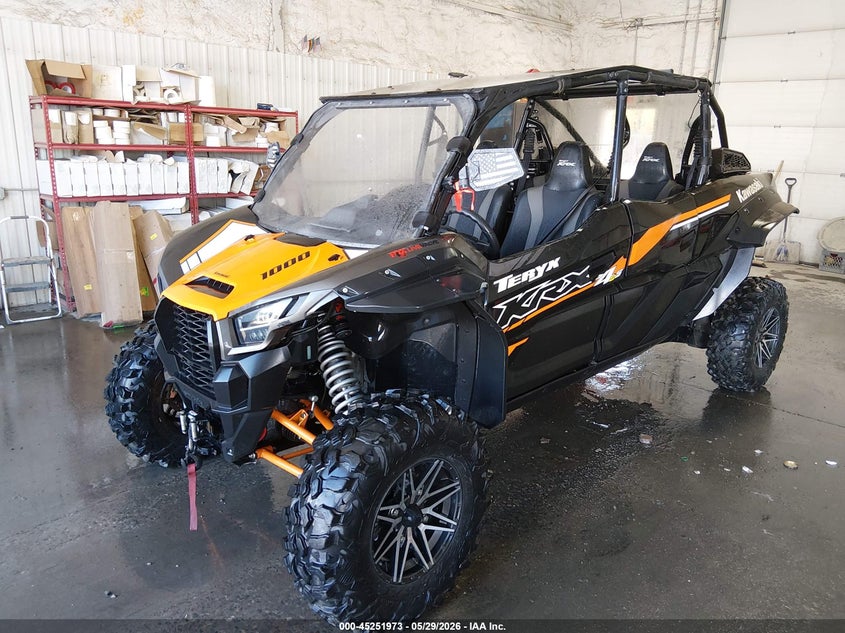 2023 Kawasaki VIN JKARTCA10PB500336 IAAI salvage auction — REAR END, Registration Card (Alaska), sold $3,550 on 2026-07-24 (photo 2)