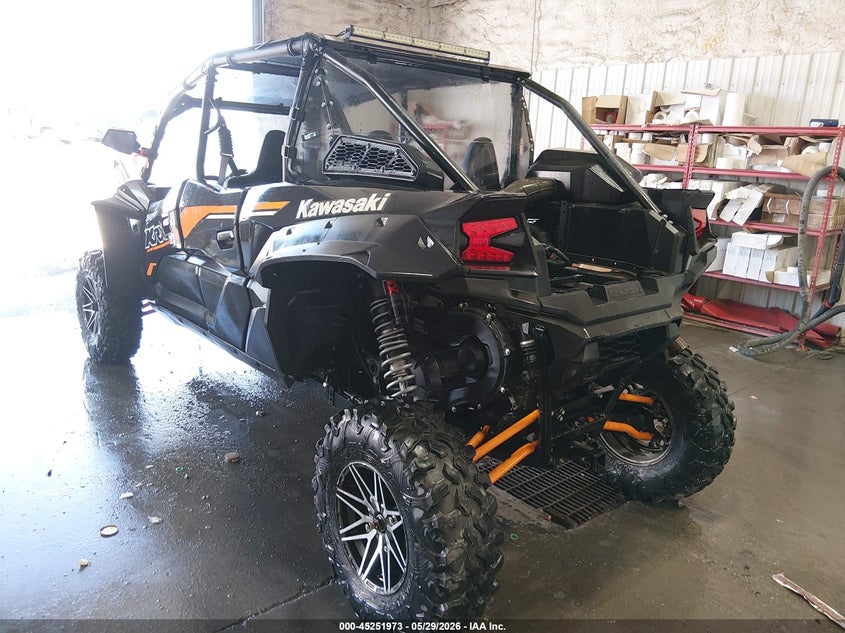 2023 Kawasaki VIN JKARTCA10PB500336 IAAI salvage auction — REAR END, Registration Card (Alaska), sold $3,550 on 2026-07-24 (photo 3)