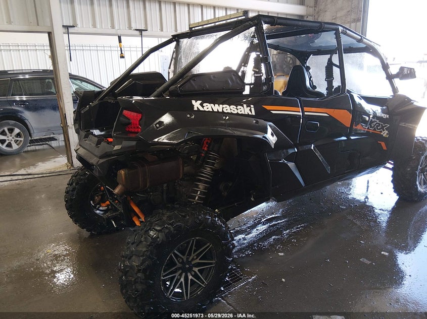 2023 Kawasaki VIN JKARTCA10PB500336 IAAI salvage auction — REAR END, Registration Card (Alaska), sold $3,550 on 2026-07-24 (photo 4)