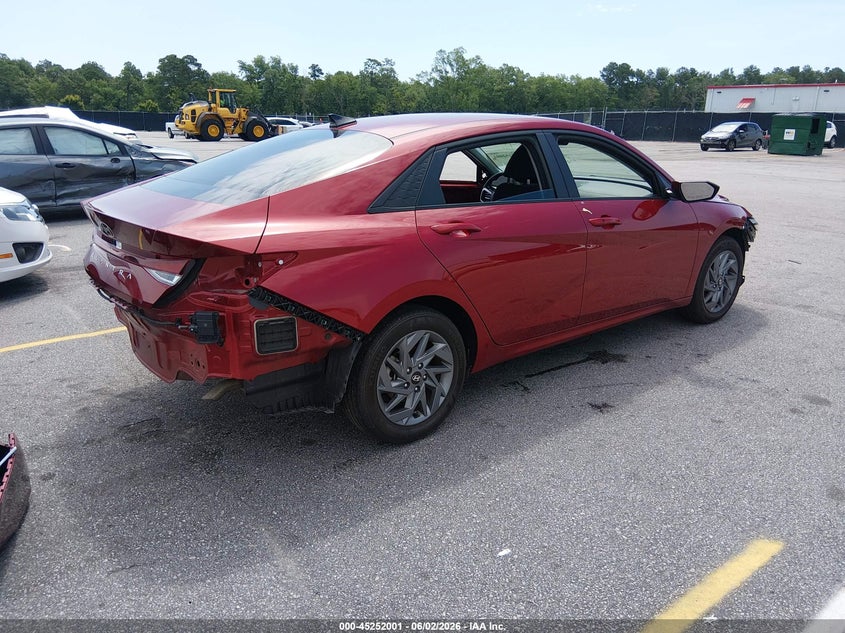 2024 Hyundai Elantra VIN KMHLM4DG9RU763555 IAAI salvage auction — ALL OVER, Salvage Title, sold $3,975 on 2026-07-15 (photo 4)