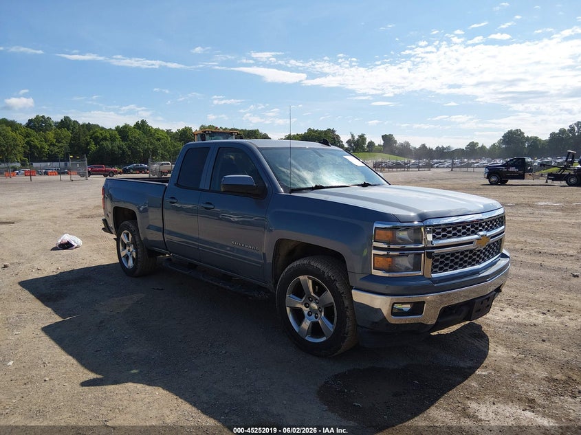 2015 Chevrolet Silverado VIN 1GCVKRECXFZ354281 IAAI salvage auction — REAR END, Salvage Title, sold $4,250 on 2026-07-29 (photo 1)