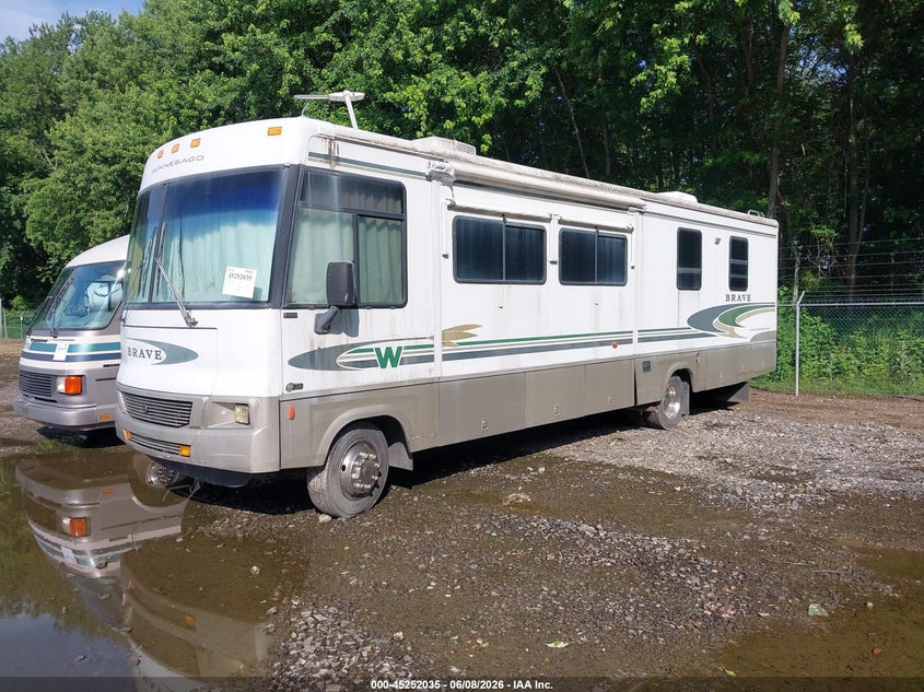 2002 Workhorse Custom Chassis Motorhome Chassis VIN 5B4MP67G823349160 IAAI salvage auction — ROOF, Salvage (Ohio), sold $1,475 on 2026-08-10 (photo 2)