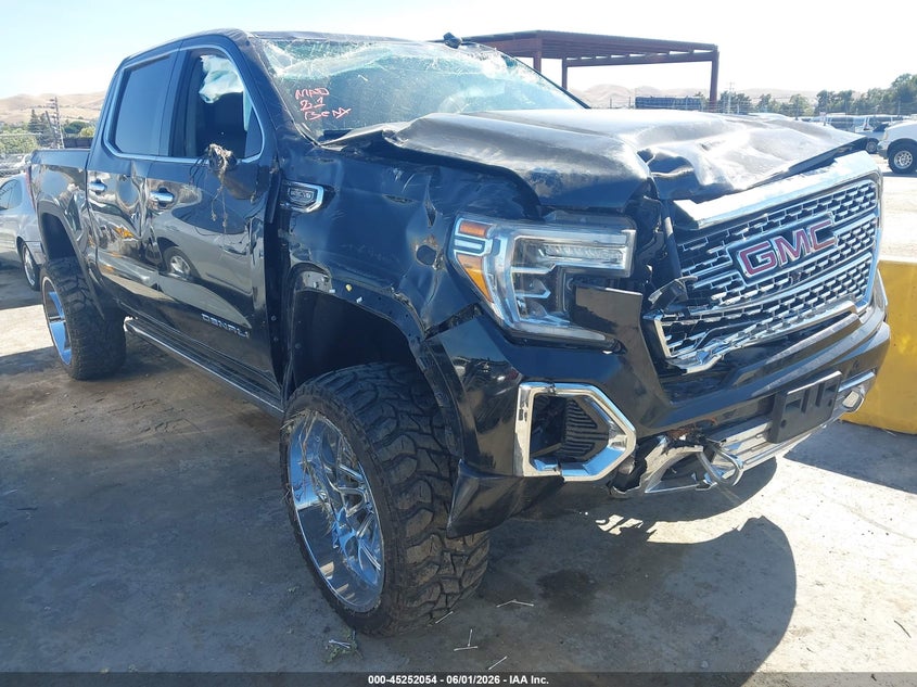 2019 Gmc VIN 1GTU9FED8KZ338041 IAAI salvage auction — FRONT END, Salvage (California), sold $7,400 on 2026-07-30 (photo 1)